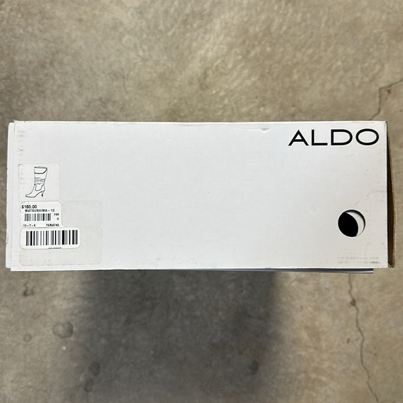 Aldo Matsushima Grey Knee Boots Heels Size 6.5 PreOwned - Picture 8 of 8